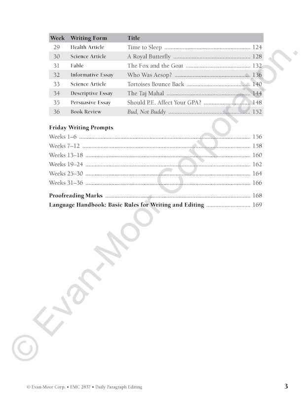 Sample content 2_Daily Paragraph Editing, Grade 7 Teacher Edition