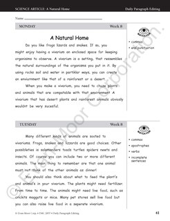 Sample content 4_Daily Paragraph Editing, Grade 7 Teacher Edition
