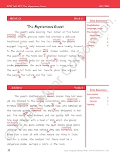 Sample content 3_Daily Paragraph Editing, Grade 8 Teacher Edition