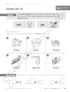 Aperçu du contenu 4_Daily Phonics, Grade 1 Teacher Edition