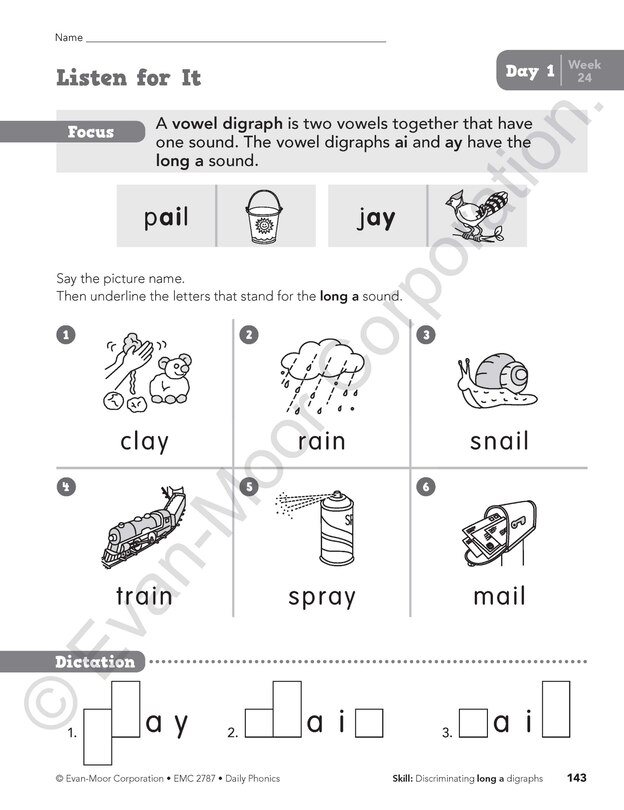 Aperçu du contenu 4_Daily Phonics, Grade 1 Teacher Edition