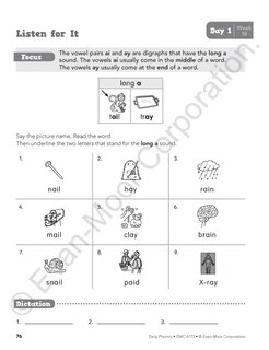 Sample content_Daily Phonics, Grade 3 Student Edition Workbook (5pack)