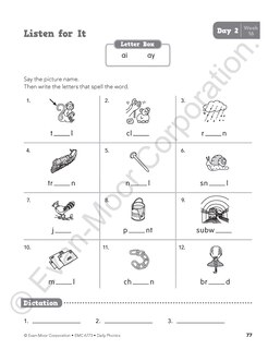 Sample content 2_Daily Phonics, Grade 3 Student Edition Workbook (5pack)