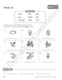Sample content 3_Daily Phonics, Grade 3 Student Edition Workbook (5pack)