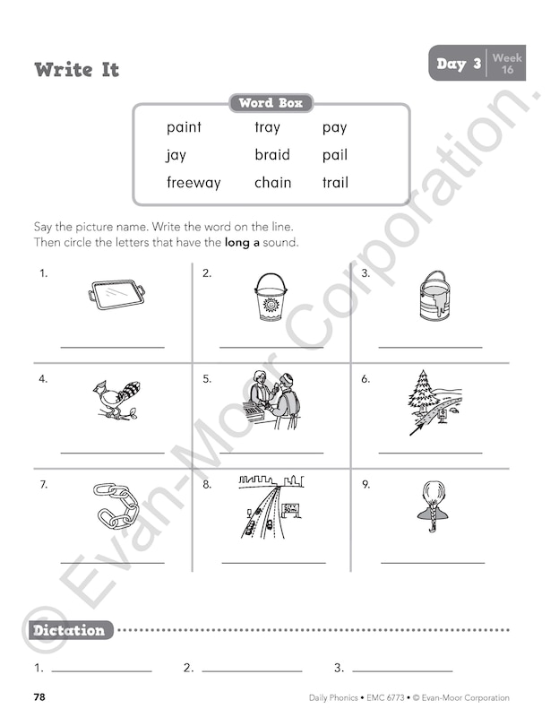 Sample content 3_Daily Phonics, Grade 3 Student Edition Workbook (5pack)