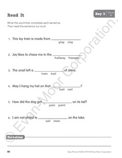 Sample content 5_Daily Phonics, Grade 3 Student Edition Workbook (5pack)