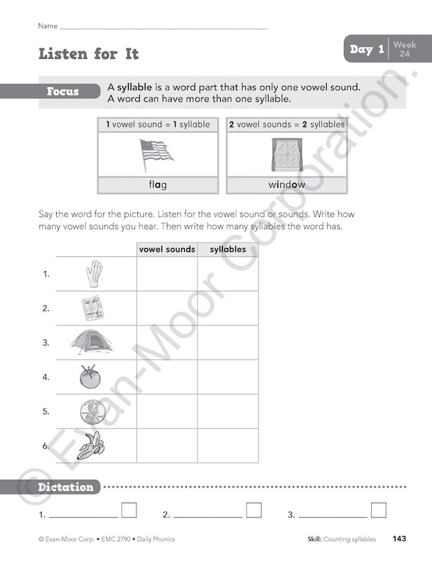 Aperçu du contenu 4_Daily Phonics, Grade 4 - 6 + Teacher Edition