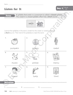 Aperçu du contenu 5_Daily Phonics, Grade 4 - 6 + Teacher Edition