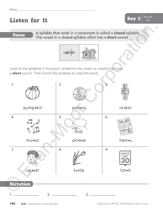 Aperçu du contenu 5_Daily Phonics, Grade 4 - 6 + Teacher Edition