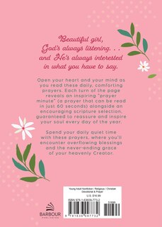 Couverture arrière_Daily Prayer Minutes for Teen Girls