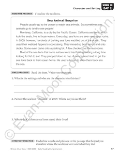 Sample content 2_Daily Reading Comprehension, Grade 3 Student Edition Workbook