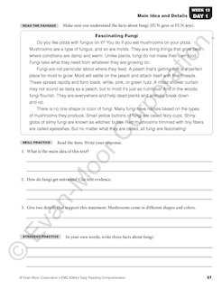 Aperçu du contenu_Daily Reading Comprehension, Grade 4 Student Edition Workbook