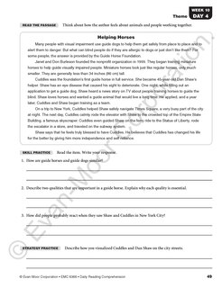Aperçu du contenu 4_Daily Reading Comprehension, Grade 6 Student Edition Workbook (5-pack)