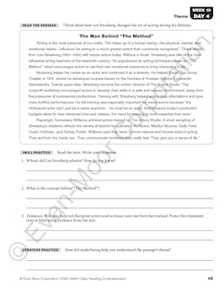 Sample content 4_Daily Reading Comprehension, Grade 8 Student Edition Workbook