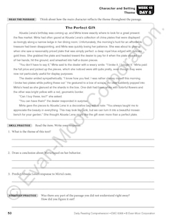 Sample content 5_Daily Reading Comprehension, Grade 8 Student Edition Workbook