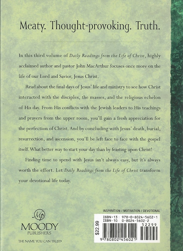 Couverture arrière_Daily Readings From the Life of Christ, Volume 3