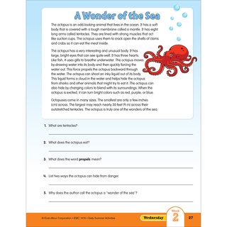 Sample content_Daily Summer Activities: Between 3rd Grade and 4th Grade, Grade 3 - 4 Workbook