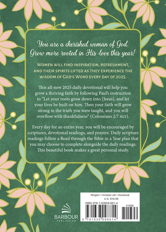 Back cover_Daily Wisdom for Women 2025 Devotional Collection