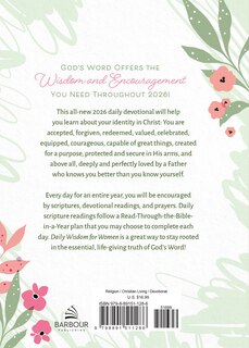 Back cover_Daily Wisdom for Women 2026 Devotional Collection