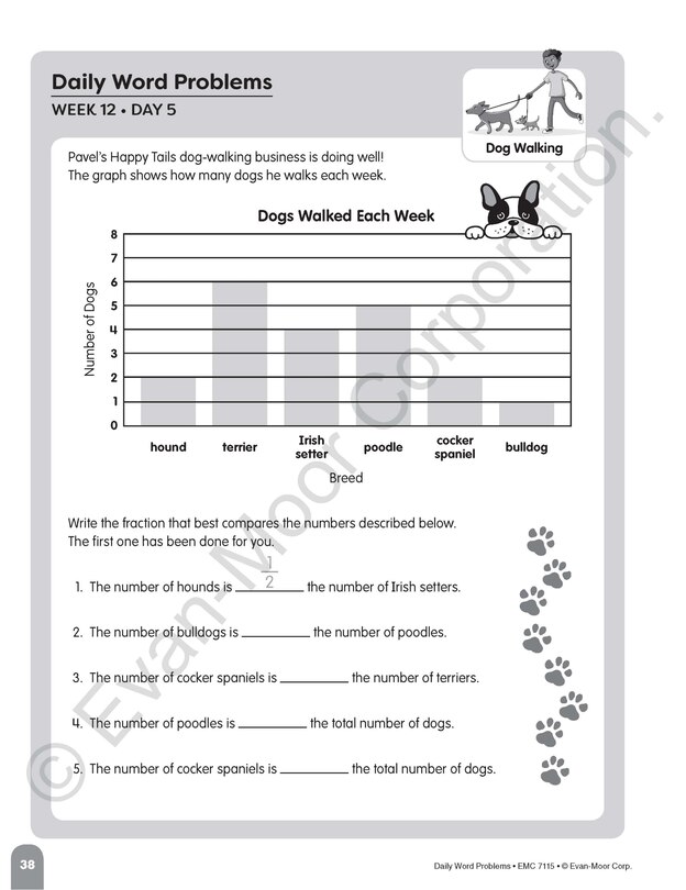 Sample content 4_Daily Word Problems Math, Grade 5 Student Workbook