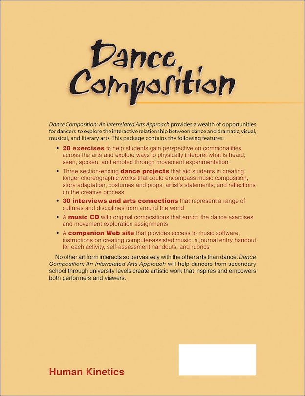 Couverture arri&egrave;re_Dance Composition