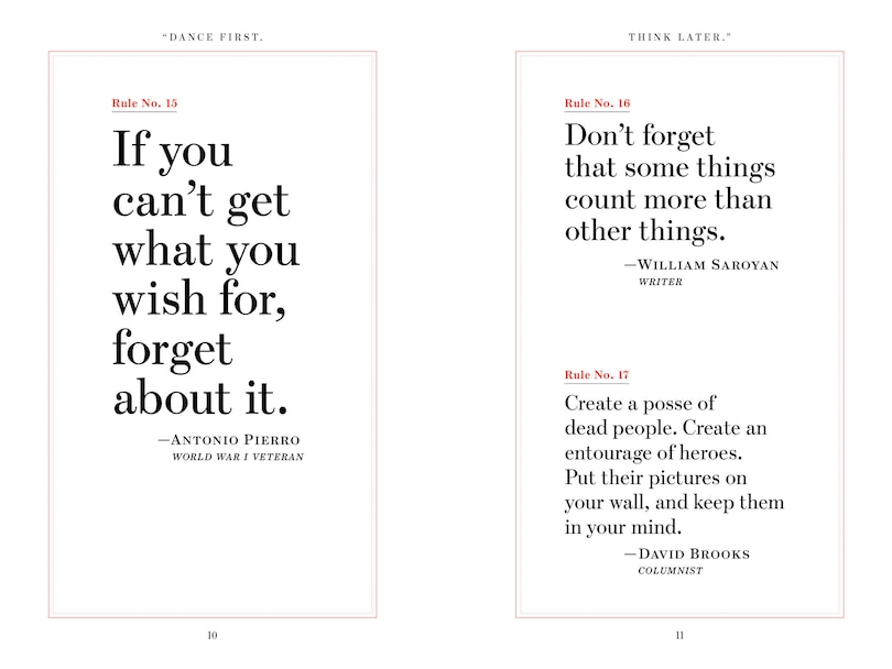 Aper&ccedil;u du contenu_Dance First. Think Later