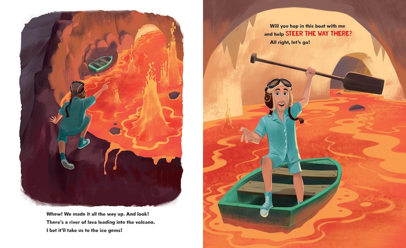 Aper&ccedil;u du contenu_Danny Go's Volcano Adventure!