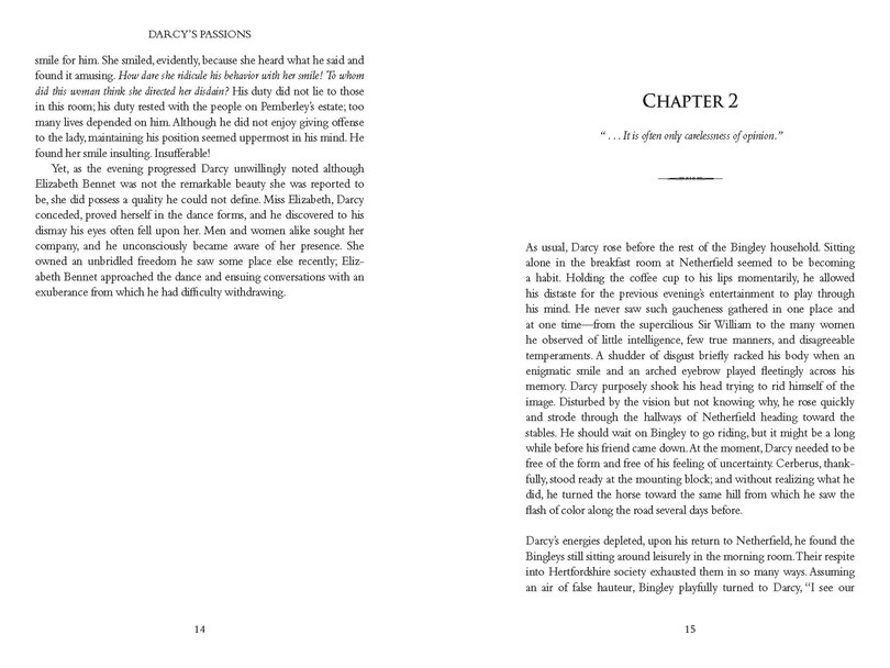 Aper&ccedil;u du contenu_Darcy's Passions
