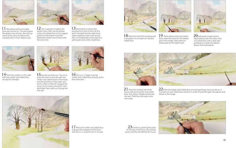 Aperçu du contenu_David Bellamy's Landscapes Through The Seasons In Watercolour