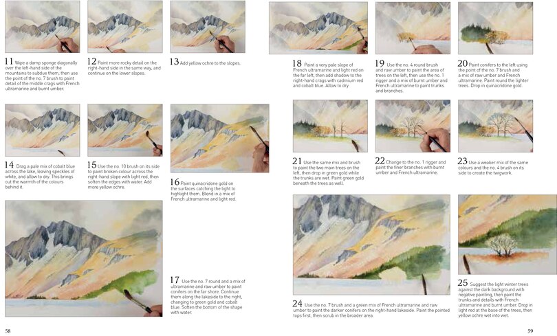 Aperçu du contenu 5_David Bellamy's Landscapes Through The Seasons In Watercolour