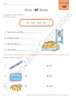 Aperçu du contenu 5_Decodable Stories and Phonics Activities, Level A, Grade K - 1 Workbook