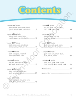 Aperçu du contenu_Decodable Stories and Phonics Activities, Level B, Grade 1 - 2 Workbook