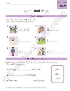 Aperçu du contenu 2_Decodable Stories and Phonics Activities, Level B, Grade 1 - 2 Workbook