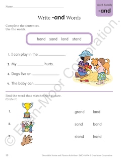 Aperçu du contenu 5_Decodable Stories and Phonics Activities, Level B, Grade 1 - 2 Workbook
