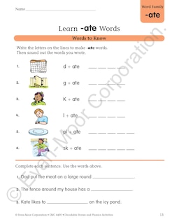 Sample content 2_Decodable Stories and Phonics Activities, Level C, Grade 1 - 2 Workbook