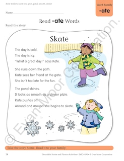 Sample content 3_Decodable Stories and Phonics Activities, Level C, Grade 1 - 2 Workbook