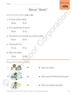 Sample content 4_Decodable Stories and Phonics Activities, Level C, Grade 1 - 2 Workbook