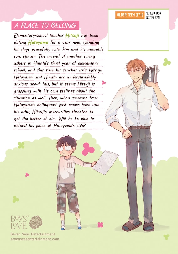 Back cover_Delinquent Daddy and Tender Teacher Vol. 3: Four-Leaf Clovers