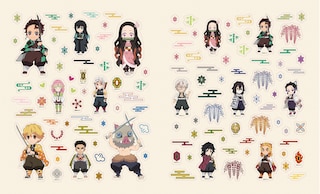Aper&ccedil;u du contenu_Demon Slayer: The Sticker Book