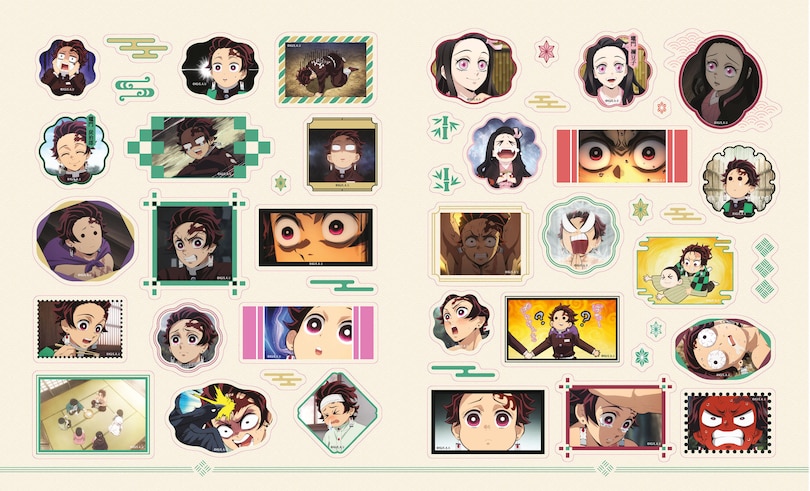 Aper&ccedil;u du contenu 3_Demon Slayer: The Sticker Book