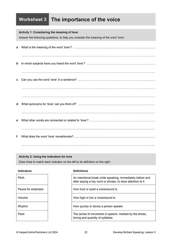 Aper&ccedil;u du contenu 3_Develop Brilliant Speaking