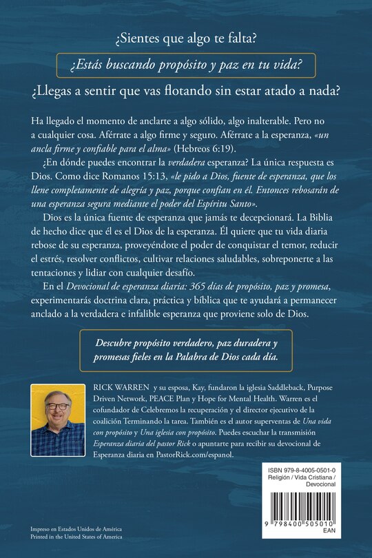 Back cover_Devocional de Esperanza Diaria