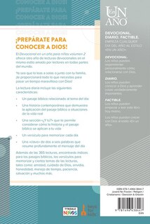 Couverture arri&egrave;re_Devocional en un a&ntilde;o para ni&ntilde;os volumen 2