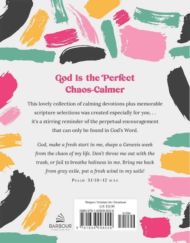 Back cover_Devotions to Calm the Chaos