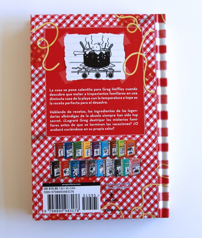 Sample content 4_Diario del Wimpy Kid 19. En su salsa / Diary of a Wimpy Kid #19. Hot Mess