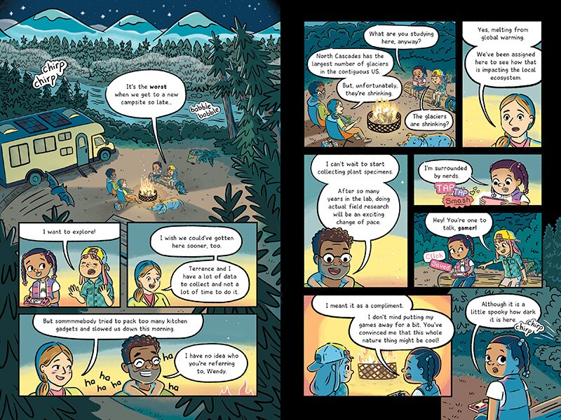 Sample content 3_Diary of a Nature Nerd: A Graphic Novel