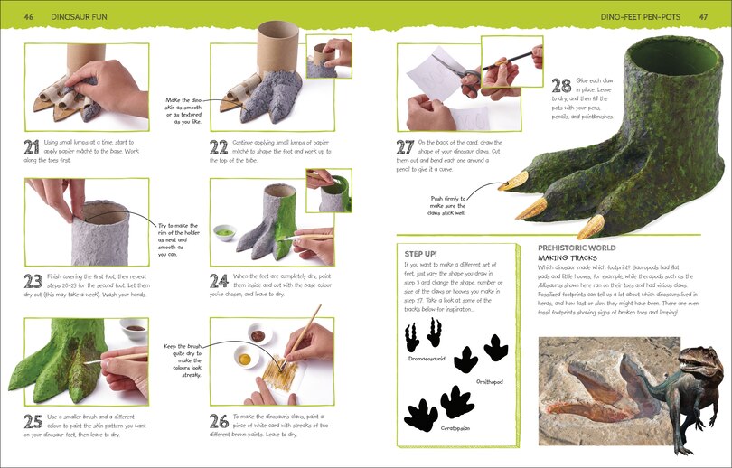 Aper&ccedil;u du contenu 2_Dinosaur And Other Prehistoric Creatures Activity Lab