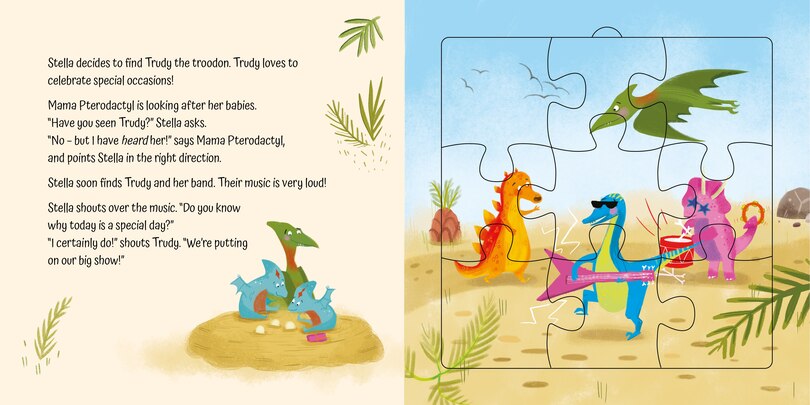 Sample content_Dinosaur Jigsaw Book