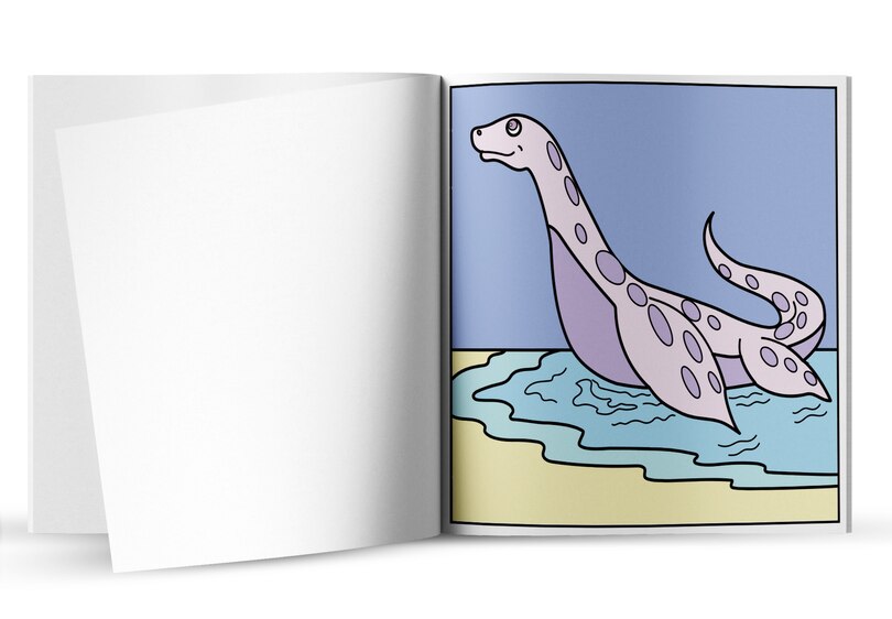 Aper&ccedil;u du contenu_Dinosaur Magic Coloring Book