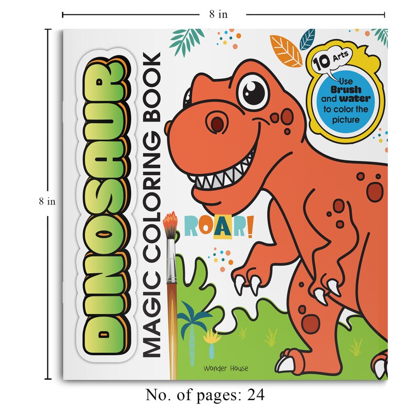 Aper&ccedil;u du contenu 4_Dinosaur Magic Coloring Book